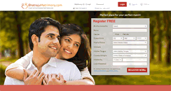 Desktop Screenshot of bhatrajumatrimony.com